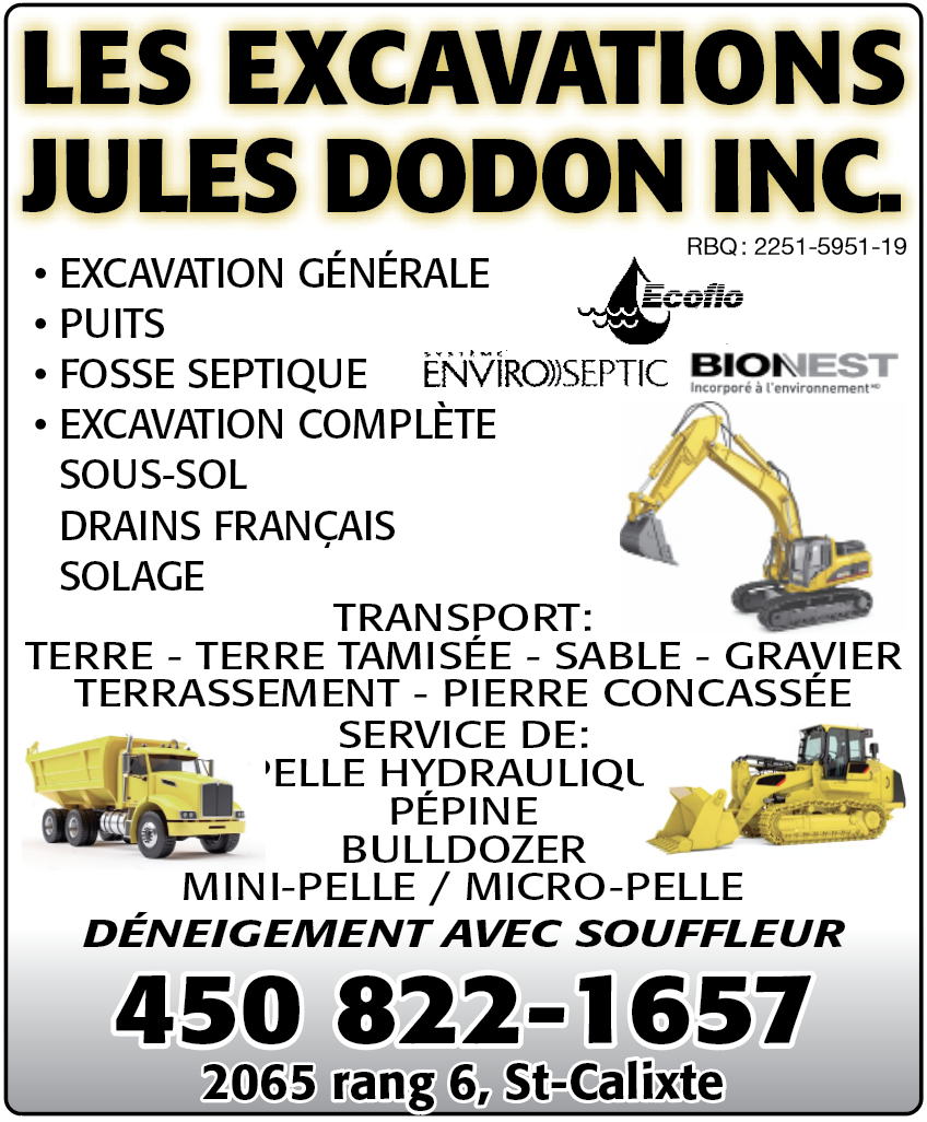 Excavations Jules Dodon